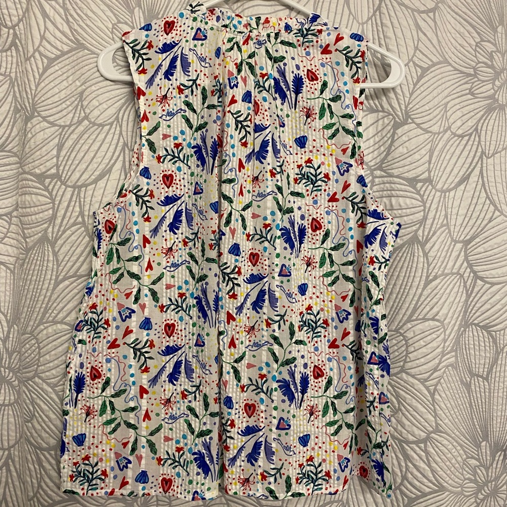 NWT Loft Split Neck Shell - Picture 7 of 8